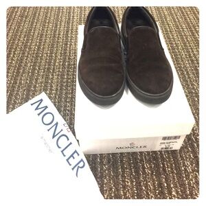 Moncler - Suede Slip On Shoes Size 36